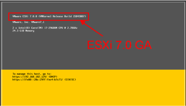 Esxi 7.0